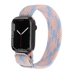 Nylon-Geflechtarmband für Apple Watch Series 7 (45 mm), 6, SE, 5 und 4 (44 mm) sowie 3, 2 und 1 (42 mm)