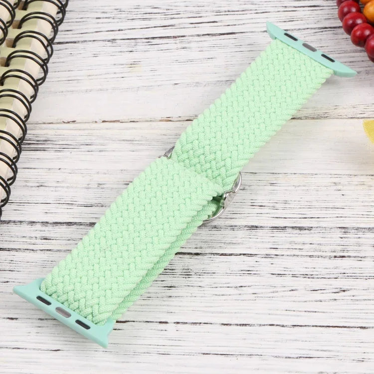 Nylon-Geflechtarmband für Apple Watch Series 7 (45 mm), 6, SE, 5 und 4 (44 mm) sowie 3, 2 und 1 (42 mm)