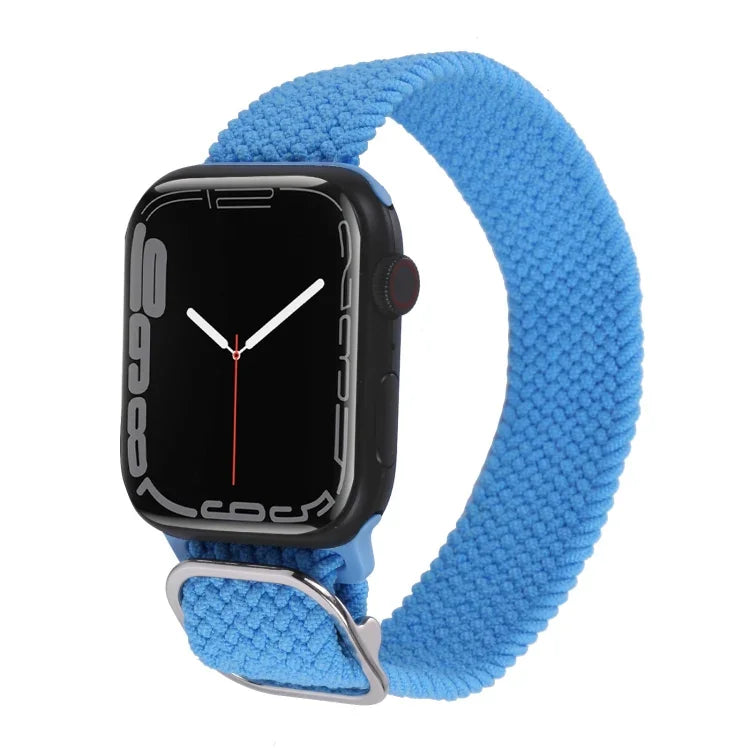 Nylon-Geflechtarmband für Apple Watch Series 7 (45 mm), 6, SE, 5 und 4 (44 mm) sowie 3, 2 und 1 (42 mm)
