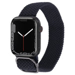 Nylon-Geflechtarmband für Apple Watch Series 7 (45 mm), 6, SE, 5 und 4 (44 mm) sowie 3, 2 und 1 (42 mm)