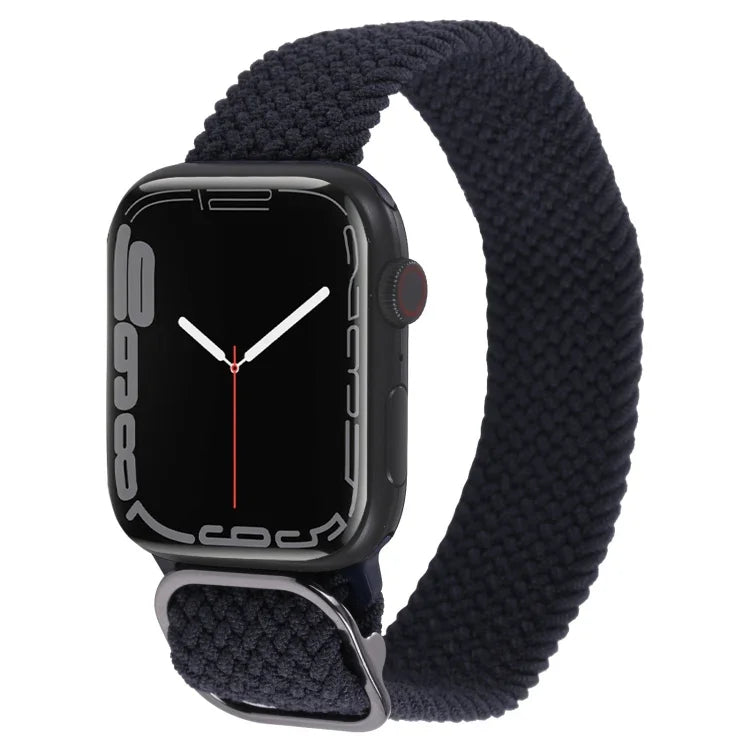 Nylon-Geflechtarmband für Apple Watch Series 7 (45 mm), 6, SE, 5 und 4 (44 mm) sowie 3, 2 und 1 (42 mm)