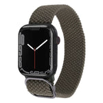 Nylon-Geflechtarmband für Apple Watch Series 7 (45 mm), 6, SE, 5 und 4 (44 mm) sowie 3, 2 und 1 (42 mm)