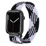 Nylon-Geflechtarmband für Apple Watch Series 7 (45 mm), 6, SE, 5 und 4 (44 mm) sowie 3, 2 und 1 (42 mm)