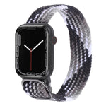 Nylon-Geflechtarmband für Apple Watch Series 7 (45 mm), 6, SE, 5 und 4 (44 mm) sowie 3, 2 und 1 (42 mm)