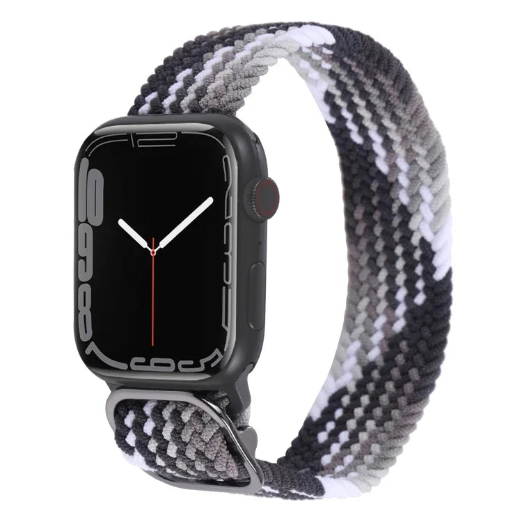 Nylon-Geflechtarmband für Apple Watch Series 7 (45 mm), 6, SE, 5 und 4 (44 mm) sowie 3, 2 und 1 (42 mm)