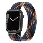 Nylon-Geflechtarmband für Apple Watch Series 7 (45 mm), 6, SE, 5 und 4 (44 mm) sowie 3, 2 und 1 (42 mm)