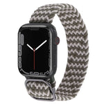 Nylon-Geflechtarmband für Apple Watch Series 7 (45 mm), 6, SE, 5 und 4 (44 mm) sowie 3, 2 und 1 (42 mm)