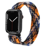 Nylon-Geflechtarmband für Apple Watch Series 7 (45 mm), 6, SE, 5 und 4 (44 mm) sowie 3, 2 und 1 (42 mm)