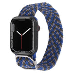 Nylon-Geflechtarmband für Apple Watch Series 7 (45 mm), 6, SE, 5 und 4 (44 mm) sowie 3, 2 und 1 (42 mm)