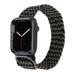 Nylon-Geflechtarmband für Apple Watch Series 7 (45 mm), 6, SE, 5 und 4 (44 mm) sowie 3, 2 und 1 (42 mm)