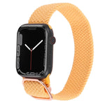 Nylon-Geflechtarmband für Apple Watch Series 7 (45 mm), 6, SE, 5 und 4 (44 mm) sowie 3, 2 und 1 (42 mm)
