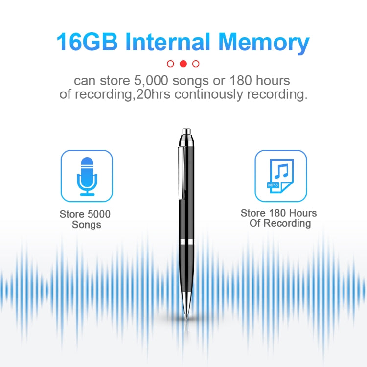 Q90 Intelligenter HD-Digital-Sprachrekorder mit Rauschunterdrückung, 4GB, 8GB, 16GB, 32GB