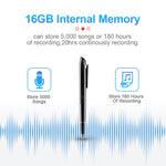 Q9 AI Intelligenter hochauflösender Konferenz-Diktierstift mit Geräuschunterdrückung und Sprachsteuerung, 4 GB, 8 GB, 16 GB, 32 GB