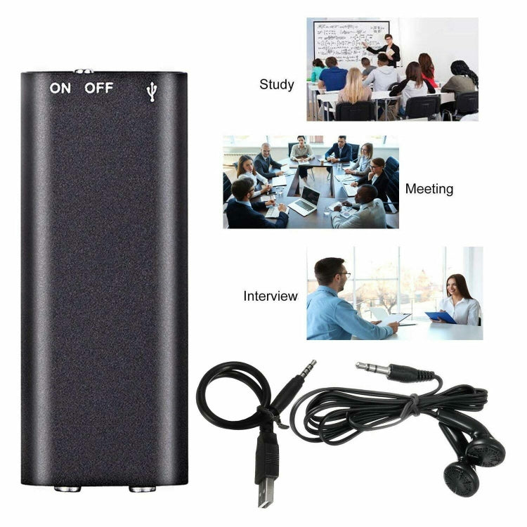X2 AI Intelligenter HD-Sprachrekorder mit Geräuschunterdrückung und Sprachsteuerung, 4 GB, 8 GB, 16 GB, 32 GB