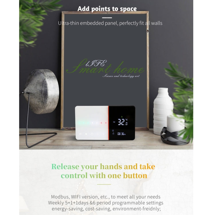 BHT-005-GC 220V AC 3A Smart Home Heizungs-Thermostat für EU Box, Steuerung der Kesselheizung nur mit internem Sensor, BHT-005-GC
