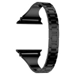 Diamantbesetztes Lederarmband für Apple Watch Series 7 (41 mm), 6, SE, 5 und 4 (40 mm), 3, 2 und 1 (38 mm), 7 (45 mm), 6, SE, 5 und 4 (44 mm) sowie 3, 2 und 1 (42 mm)