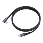 6A PD 20W USB-C / Type-C zu 8 Pin Winkel Handy-Datenkabel, 1m, 2m