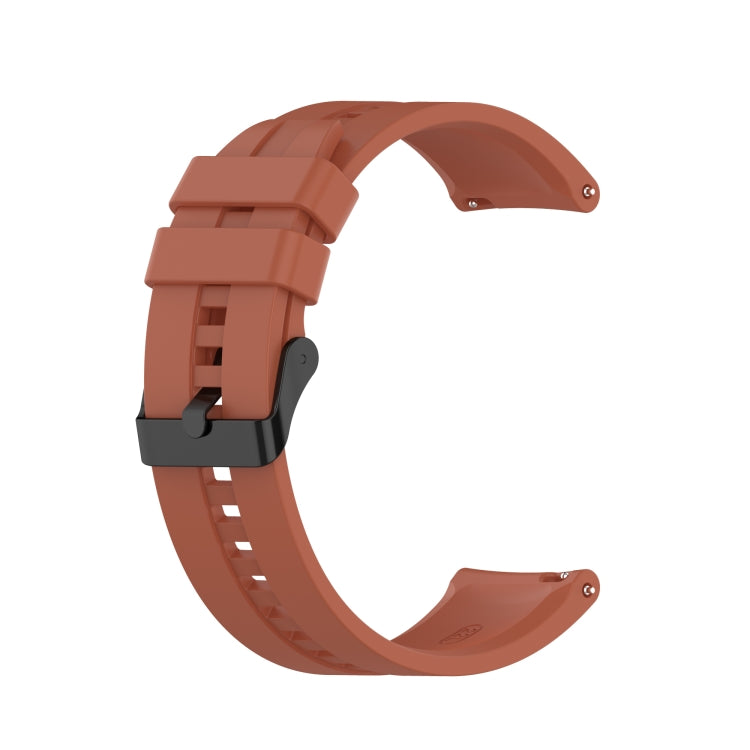 Silicone Black Buckle Watchband, For Huawei Watch GT 3 46mm/GT Runner, For Huawei Watch GT 3 42mm