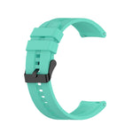 Silicone Black Buckle Watchband, For Huawei Watch GT 3 46mm/GT Runner, For Huawei Watch GT 3 42mm