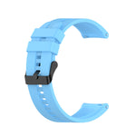 Silicone Black Buckle Watchband, For Huawei Watch GT 3 46mm/GT Runner, For Huawei Watch GT 3 42mm