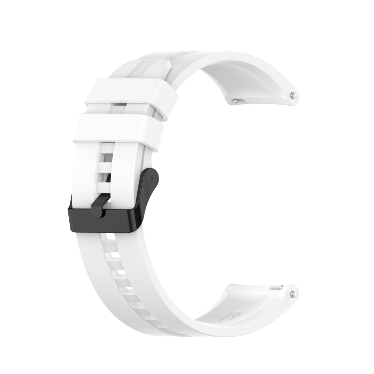 Silicone Black Buckle Watchband, For Huawei Watch GT 3 46mm/GT Runner, For Huawei Watch GT 3 42mm