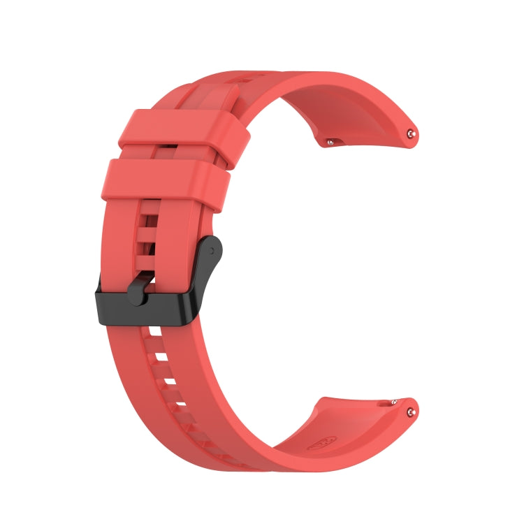 Silicone Black Buckle Watchband, For Huawei Watch GT 3 46mm/GT Runner, For Huawei Watch GT 3 42mm
