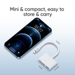 JOYROOM S-H142 4 in 1 8 Pin zu SD / TF Karte + 8 Pin Lade- + USB Schnittstelle OTG Kamera Leser Adapter