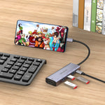 amalink 95123D Typ-C / USB-C zu HDMI + 3 Ports USB + PD 3.0 Multifunktions-HUB, 95123D