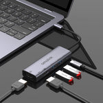 amalink 95126 Typ-C / USB-C zu Dual HDMI + 2 Ports USB + PD 3.0 Multifunktions-HUB, 95126