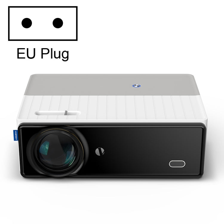 D5000 1920x1080P 420ANSI 6000 Lumen LCD + LED HD Digitalprojektor, Basisversion, Bildschirmspiegelung, Android 9.0