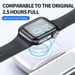 JJT-997 Doppelseitiges kabelloses Ladegerät mit Typ-C-Schnittstelle für Kopfhörer und Smartwatch (AirPods &amp; iWatch)