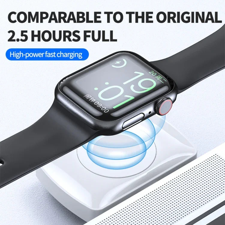JJT-997 Doppelseitiges kabelloses Ladegerät mit Typ-C-Schnittstelle für Kopfhörer und Smartwatch (AirPods &amp; iWatch)
