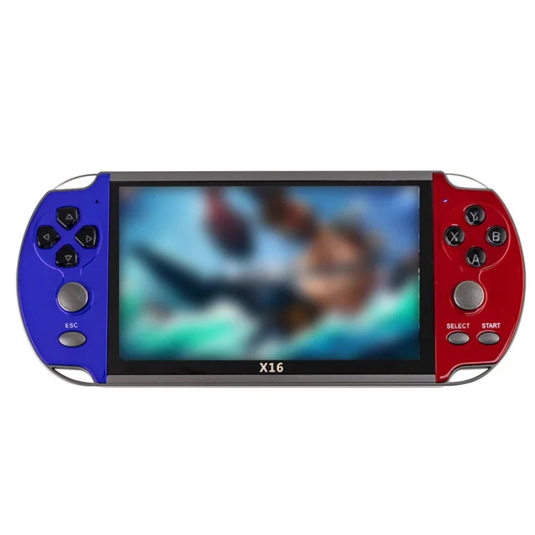 X16 Klassische Handheld-Spielkonsole mit 6,5-Zoll-Bildschirm und 8 GB Speicher, X16 8 GB 6,5 Zoll