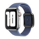 Schwarzes Silikon-Uhrenarmband mit Dornschließe für Apple Watch Series 7 41mm / 6&SE&5&4 40mm / 3&2&1 38mm