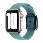 Schwarzes Silikon-Uhrenarmband mit Dornschließe für Apple Watch Series 7 41mm / 6&SE&5&4 40mm / 3&2&1 38mm