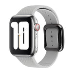 Schwarzes Silikon-Uhrenarmband mit Dornschließe für Apple Watch Series 7 41mm / 6&SE&5&4 40mm / 3&2&1 38mm