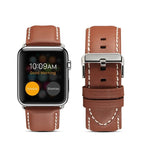 Umweltfreundliches Armband aus echtem Leder, passend für Apple Watch Series 5