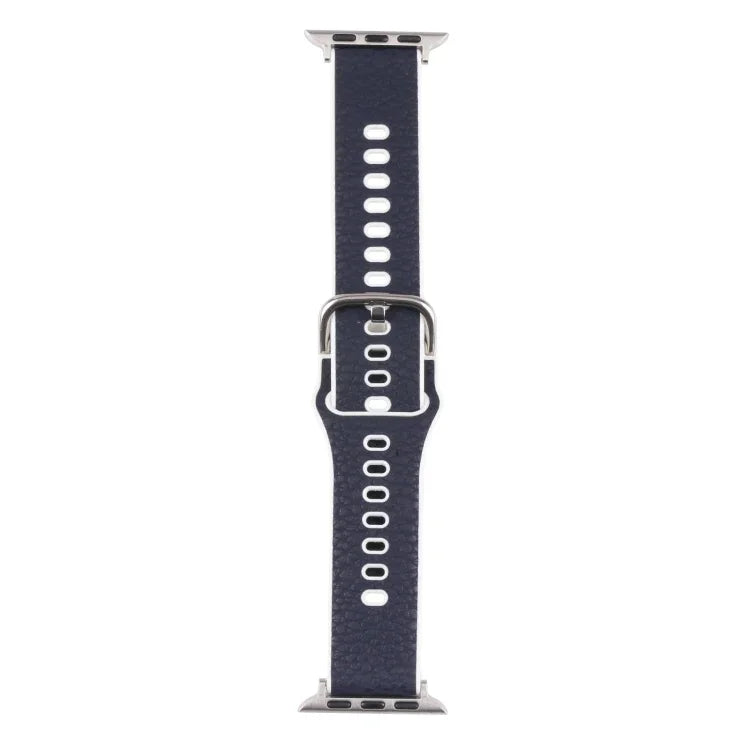 Litschifarbenes TPU-Armband für Apple Watch Series 7 (41 mm), 6, SE, 5 und 4 (40 mm), 3, 2 und 1 (38 mm), 7 (45 mm), 6, SE, 5 und 4 (44 mm) sowie 3, 2 und 1 (42 mm)