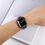 Litchi TPU Watchband For Apple Watch Series, 7 41mm / 6&SE&5&4 40mm / 3&2&1 38mm, 7 45mm / 6&SE&5&4 44mm / 3&2&1 42mm