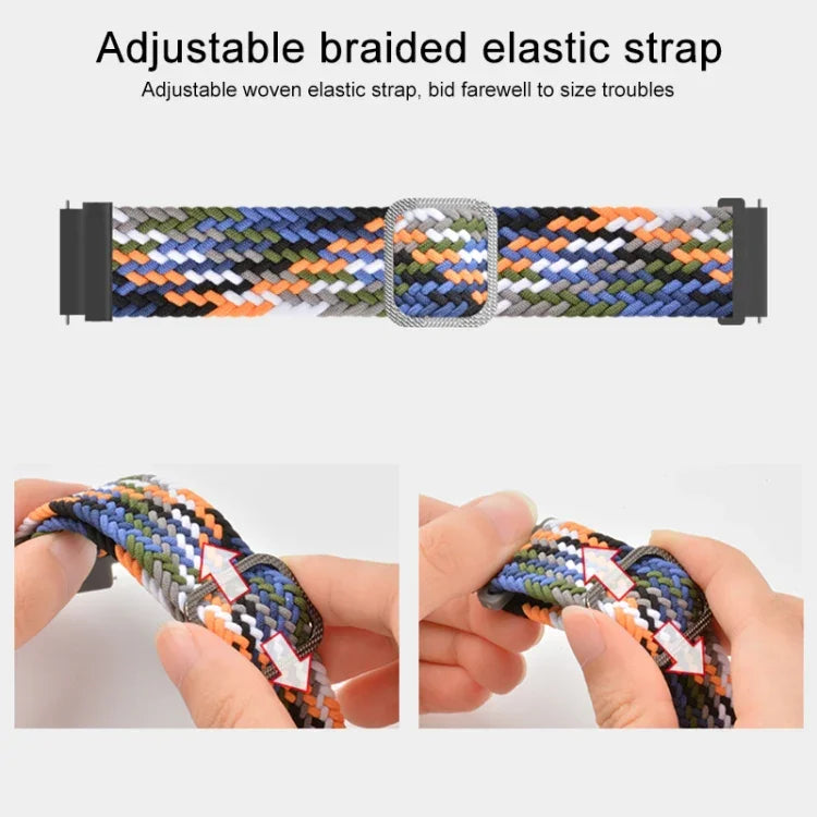 Geflochtenes Uhrenarmband aus Nylon, für Samsung Galaxy Gear S3, für Samsung Galaxy Watch4 40mm/44mm