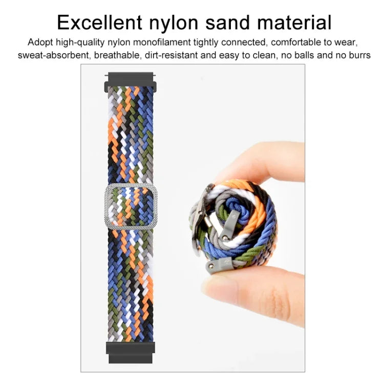 Geflochtenes Uhrenarmband aus Nylon, für Samsung Galaxy Gear S3, für Samsung Galaxy Watch4 40mm/44mm