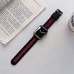 Silicone Watchband For Apple Watch Series, 7 41mm / 6&SE&5&4 40mm / 3&2&1 38mm, 7 45mm / 6&SE&5&4 44mm / 3&2&1 42mm