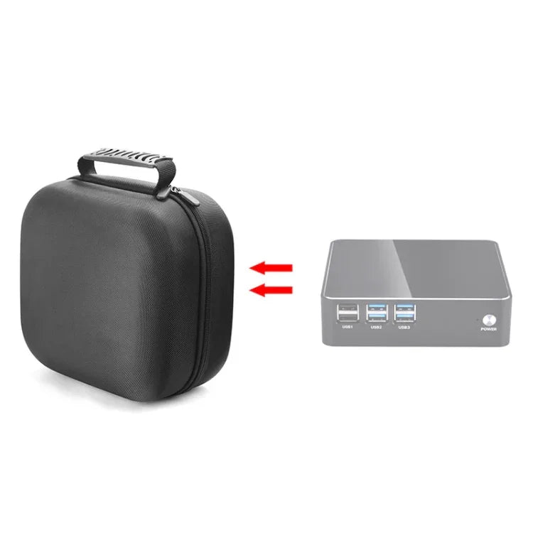 Schutzhülle für Mini-PCs, passend für YINGCHI, Intel NUC 7i7BNH/7i3BNK, MSI Cubi N/2 N5000, TIANHONG Q3-Ti7, Topfeel T80M, Lenovo ThinkCentre M710Q, ASUS PN40, HEDY ABOX N20, HP 600G1 DM, ASUS VivoMini UN62 ...