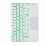 H-097CS Touch Hintergrundbeleuchtung Bluetooth Tastatur Lederhülle mit Dreifach-Halterung hinten, Für iPad 9.7 2018 & 2017, Für iPad Pro 11 Zoll 2021 & 2020 & 2018 / Air 2020 10.9