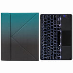 H-097CS Touch Hintergrundbeleuchtung Bluetooth Tastatur Lederhülle mit Dreifach-Halterung hinten, Für iPad 9.7 2018 & 2017, Für iPad Pro 11 Zoll 2021 & 2020 & 2018 / Air 2020 10.9