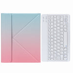 H-102 Bluetooth Tastatur Lederhülle mit Dreifach-Halterung hinten, Für iPad 10.2 2020 & 2019 / Pro 10.5 Zoll, Für iPad 9.7 2018 & 2017, Für iPad Pro 11 Zoll 2021 & 2020 & 2018 / Air 2020 10.9