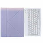 H-102 Bluetooth Tastatur Lederhülle mit Dreifach-Halterung hinten, Für iPad 10.2 2020 & 2019 / Pro 10.5 Zoll, Für iPad 9.7 2018 & 2017, Für iPad Pro 11 Zoll 2021 & 2020 & 2018 / Air 2020 10.9