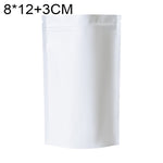 100 PCS/Set Matte Aluminum Foil Snack Stand-up Pouch, 8x12+3cm, 9x13+3cm, 10x15+3cm, 12x20+4cm