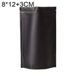 100 PCS/Set Matte Aluminum Foil Snack Stand-up Pouch, 8x12+3cm, 9x13+3cm, 10x15+3cm, 12x20+4cm
