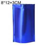 100 PCS/Set Matte Aluminum Foil Snack Stand-up Pouch, 8x12+3cm, 9x13+3cm, 10x15+3cm, 12x20+4cm